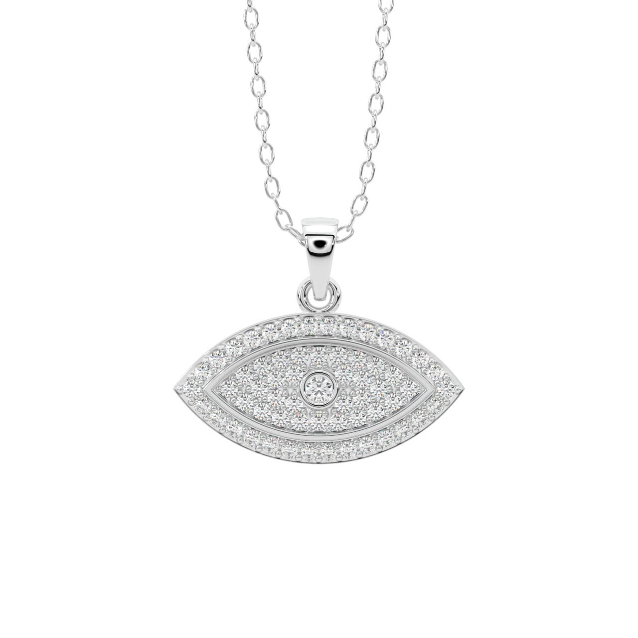 Goddess Eye Diamond Pendant